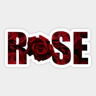 Red Rose Sticker